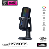 NUBWO ไมโครโฟน X600+ HYPNOSIS  Microphone แคสเกมส์ สำหรับสตรีมมิ่ง ไมค์อัดเสียง มีไฟ RGB สินค้ารับปร