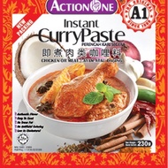 Instant curry paste 230Gram Action one A1