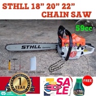 STHLL 461 CHAIN SAW HEAVY DUTY 58cc 18” 20” 22” Mesin potong tebang pokok Free Gift Chainsaw Tools