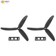1 pair 5030 3-Blades Direct Drive Propeller Prop CW/CCW for RC Airplane Aircraft (Black)