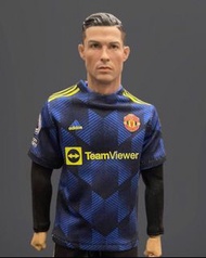 1/6 曼聯 CR7 CRISTIANO RONALDO C朗拿度 21/22 曼聯 作客球衣Manchester United 3rd Kit 自組足球公仔 Figure