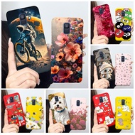 Cute Astronaut Panda Casing For Samsung Galaxy A6 A6+ A6Plus 2018 A605G A600G Phone Case Samsung A 6