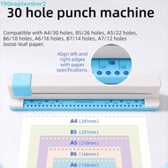 SEPTEMBERB Paper Punching|30 Hole A4/B5/B6/B7 Universal Paper Puncher, Efficient Heart Punching Roun