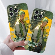 Case iPhone 17 OnePiece Zoro iPhone 16 15 14 13 12 11 Plus Pro Max X XR XS SE 7 6