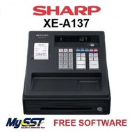 SHARP XE-A137-BK Casher Machine Cash Register Drawer Retail Grocery Shop Mesin Cash