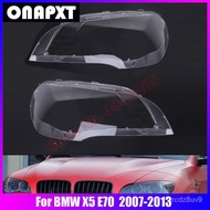 For BMW X5 E70 2007-2013 Car Front Headlight Cover Lens Glass Lampshade Case Head Light Lamp Shell 3