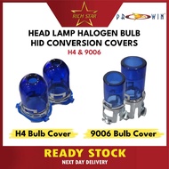 Universal Head Lamp Halogen Bulb Hid Conversion Covers for bulb H4 / 9006