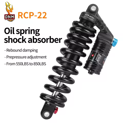 DNM RCP22 Mountain Bike Shock Absorber 265mm Spring Gradient Pound Number 550LBS 850LBS For AM/FR/DH