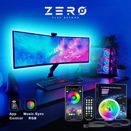 ZERO Gaming Monitor TV RGB LED Backlight Music Sync with Remote & APP control