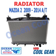 หม้อน้ำ มาสด้า2 2009 - 2014 เกียร์ ออโต้ RD0013 COOL GEAR รหัส 422176-0850 Radiator MAZDA 2  MAZDA2 