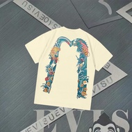 T-Shirt Bercetak Lelaki dan Wanita Evisu, T-Shirt Sukan, T-Shirt Lengan Pendek, T-Shirt Trendy, T-Sh