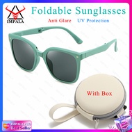 IMPALA QT3007Y Kính Râm Sang Trọng QT3007Y Cho Cô Gái Xinh Đẹp Kính Râm Thời Trang Có Thể Gập Lại Tú