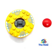 Lego Ninjago Spinner Round 6x6x1 Red Gold Ice