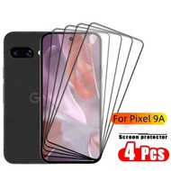 4PCS For Google Pixel 9A Glass For Google Pixel 9A Tempered Glass Full Cover Glue Protective 9H Scre
