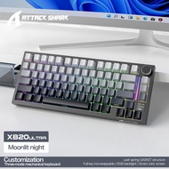 ATTACK SHARK | 75% Gasket Mount Mechanical Keyboard ATTACK SHARK X820 Ultra Tri-mode Bluetooth 2.4G 