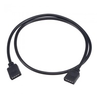 uxcell ARGBスプリッターコード ARGBスプリッターケーブル スプリッター延長ケーブル 4Pコネクタ用 5050 3528 LED用 1 - 1メス 50cm 4セット入り