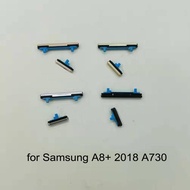 For Samsung Galaxy A8/A8 Plus A8+ 2018 A530 A730 A730F A730N A730W Side Key Set Power and Volume Buttons Part