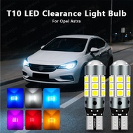 2Pcs T10 W5W  white LED Eyebrow Eyelid Light Bulb For Opel Astra h j g Corsa Zafira Insignia Vectra 