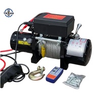 12V 6000LBS (2.75 Ton) Battery Charger | 15m Cable, Remote Control, Rescue Vehicle Pulling