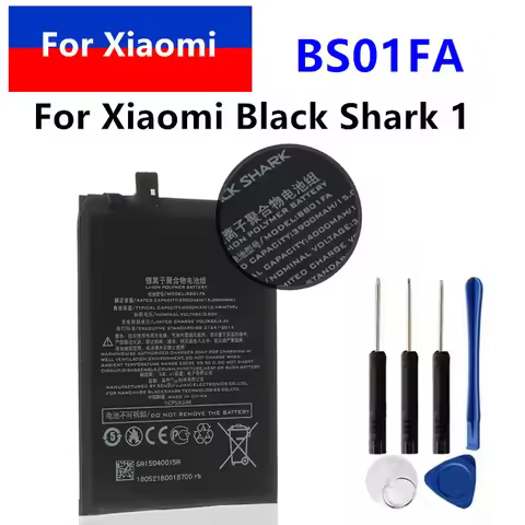 4000mAh New Battery BS01FA For Xiaomi Black Shark 1/ Black Shark Dual SIM TD-LTE/ SKR-A0 AWM-A0 BB01