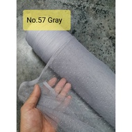 KAIN NET SOFT NET POLKA DOT BRIDAL (TULLE) BARU - KAIN NET POLKA DOT LEMBUT - GREY (57)
