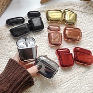 Electroplate Shining Plating Case for Apple AirPods Pro 2/1 Earpods Case Earphone Protective Cover f