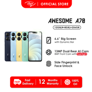 itel A70 RAM 12GB (4GB+8GB)+ROM 256GB 5000mAh Type-C