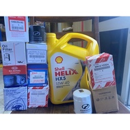 SHELL HELIX HX5 15W40 & BARDAHL15w40 Engine Oil SAE 15W-40 API SN/CF (4 Litres)