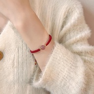 Strawberry Crystal Bracelet Lucky Beads Women's Couple Braided lag0 77oe