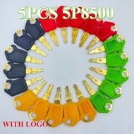 5PCS CAT KEY 5P8500 Ignition Start and Door Lock High Quality Key for E307 313 315 320D Excavator Do