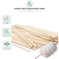 40cm long round bamboo stick to make 4mm 5mm cotton candy