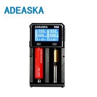 ADEASKA智能液晶SQ2 3/4號18650鋰電池充電器放電修復容量測試儀  本產品通過了FCC,CE,ROHS認證