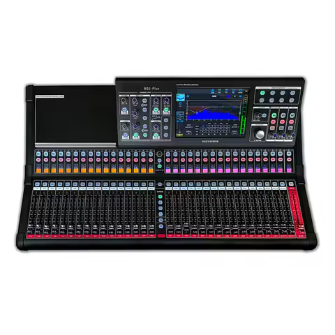 2 Channel Professional DJ Sound Mixer Pro Audio Stage Mixer Sound System Karaoke Controller Digital 