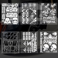 JDM Motorcycle helmet Decoration Sticker No. 46  Star Wars Sticker Vinyl Decal Reflective Waterproof