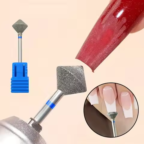 1Pcs Diamond Nail Drill Bits Rotary Cuticle Clean Burr 3/32" Manicure Bit Drill Machine Accessories 