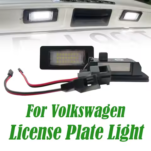 Canbus Error Free LED License Plate Light For VW Volkswagen Golf Jetta Passat B6 Sharan Touareg Tour