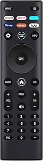 XRT140 XRT140V3L Replace Remote Control Compatible with Vizio D Series Smart TV D24h-J09 D24f-J09 D3