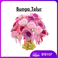 50pcs PREMIUM BUNGA TELUR PEONY / BUNGA TELUR / BUNGA TELUR MURAH / BUNGA TELUR ROSE / DOORGIFT / BT