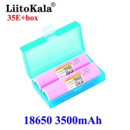 (35E*2+box) LiitoKala 35E INR18650-35E 18650 3500mahLithium Battery