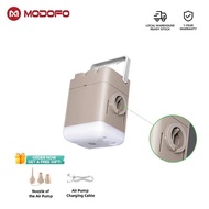 MODOFO Air Pump Inflatable Bed Air Pump with LED Light 4000Mah Capacity Can Be Used 4-8 Times