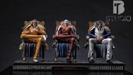 《阿寶模型》【撒旦】BT 海賊王 pop系列坐姿三大將 赤犬 青雉 黃猿 雕像 有貨