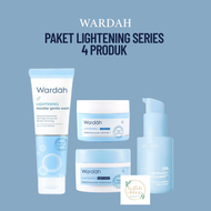 Wardah 1 paket lengkap glowing cerah plus serum 4 produk