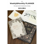 planner book 2026 planner 2026 2026 English planner weekly planner Handbook A5 weekly planner Self-F