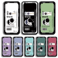 For VIVO V40 5G V5 V5S V7 Plus V9 Pro Youth NFC Tide Space Astronaut Nasa Square Soft TPU Phone Case