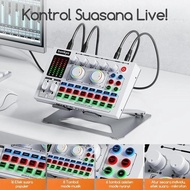 Bonkyo F999Max Sound Card Live Broadcast Equipment Full Set Bluetooth Live Sound Card F999 Soundcard