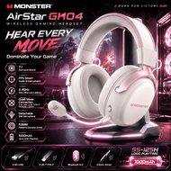 Monster | Monster GH04 Wireless Gaming Headphone 2.4G/Bluetooth 6.0 4-Mode 7.1 Surround Sound Esport