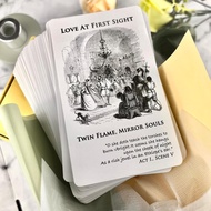 [Romeo & Juliet] Love Oracle Cards Deck, Tarot Cards with Meaning on Them, Oracle Deck Answers All A
