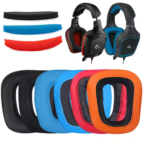 Replacement Ear Pads for Logitech G331, G430, G432, G332, G930, G431 Headphones Ear Cushions, Headse
