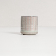 Ukiyo Tea Cup 150ml - Red Stripes / Cangkir Gelas