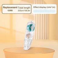 Cute Dots Glue Tape Double-Sided Adhesive Roller Pushable&Refillable Quick dry glue for Kids handmad